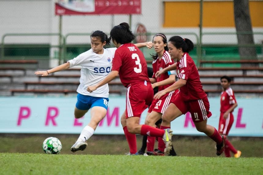 Featured Post Image - Sepak Bola: Danelle Tan mengantongi dua gol lagi untuk mengirim Sailors ke puncak Liga Premier Wanita