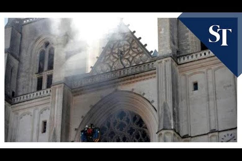 Featured Post Image - Pria ditangkap atas kebakaran katedral Nantes di Prancis